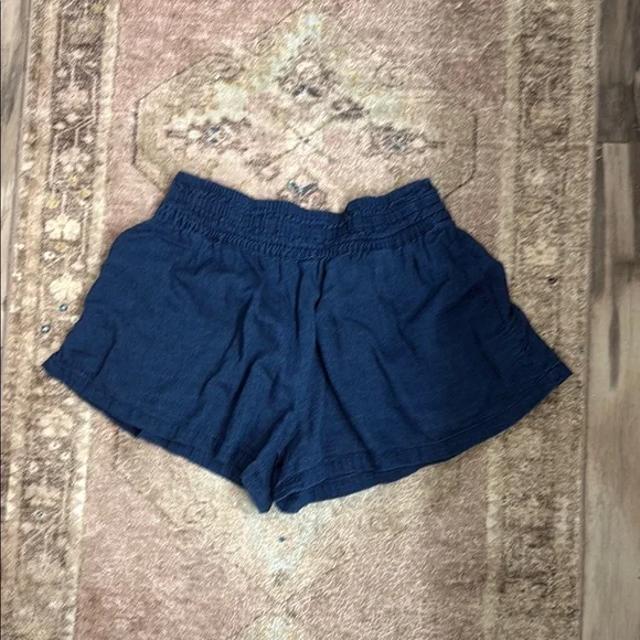 Anthropologie pull on denim shorts - Picture 1 of 2